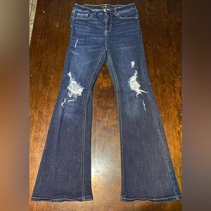 Indigo Rein- Jeans- Size 13- Dark Blue Jeans- Flare Jeans- Gently Used